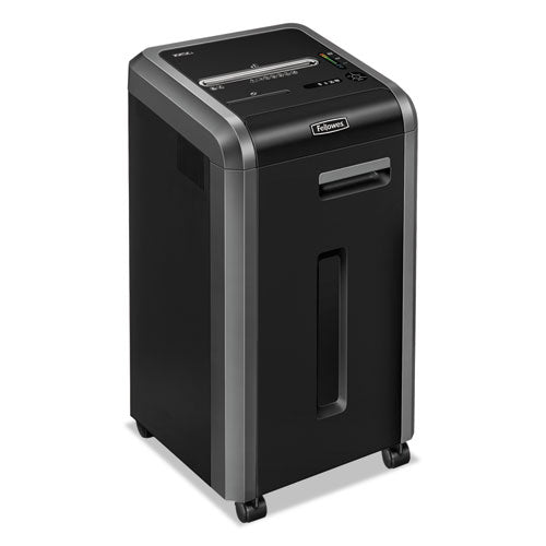 Fellowes® wholesale. Powershred 225i 100% Jam Proof Strip-cut Shredder, 22 Manual Sheet Capacity. HSD Wholesale: Janitorial Supplies, Breakroom Supplies, Office Supplies.