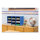 Bankers Box® wholesale. Classroom Literature Sorter, 9 Compartments, 28 1-4 X 13 X 16, Blue. HSD Wholesale: Janitorial Supplies, Breakroom Supplies, Office Supplies.