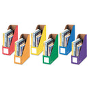 Bankers Box® wholesale. Cardboard Magazine File, 4 1-4 X 11 3-8 X 12 7-8, Assorted, 6-pk. HSD Wholesale: Janitorial Supplies, Breakroom Supplies, Office Supplies.