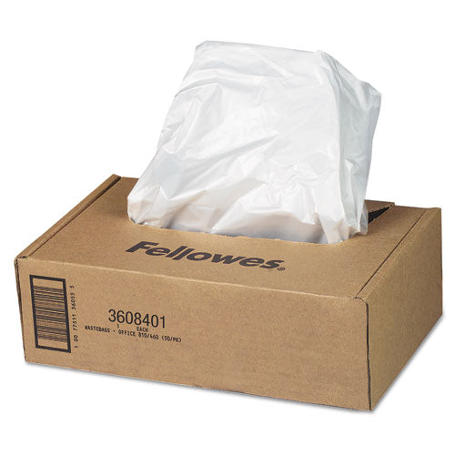 Fellowes® wholesale. Shredder Waste Bags, 16-20 Gal Capacity, 50-carton. HSD Wholesale: Janitorial Supplies, Breakroom Supplies, Office Supplies.