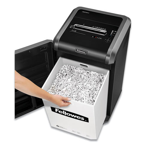 Fellowes® wholesale. Powershred 325i 100% Jam Proof Strip-cut Shredder, 24 Manual Sheet Capacity. HSD Wholesale: Janitorial Supplies, Breakroom Supplies, Office Supplies.