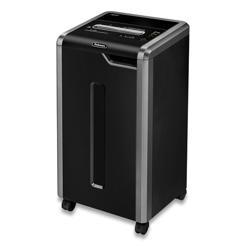Fellowes® wholesale. Powershred 325i 100% Jam Proof Strip-cut Shredder, 24 Manual Sheet Capacity. HSD Wholesale: Janitorial Supplies, Breakroom Supplies, Office Supplies.