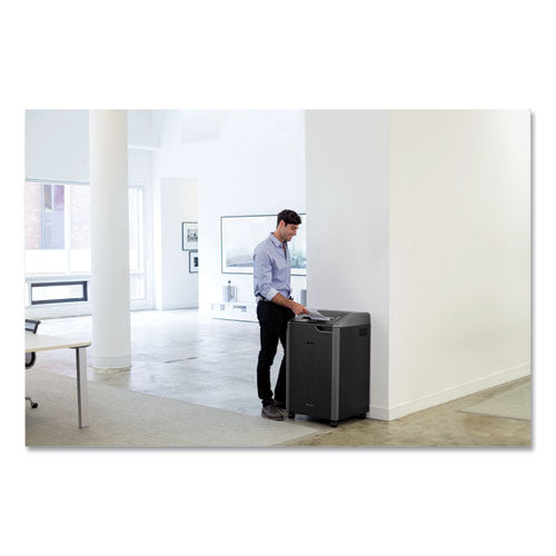 Fellowes® wholesale. Powershred 425i 100% Jam Proof Strip-cut Shredder, 38 Manual Sheet Capacity, Taa Compliant. HSD Wholesale: Janitorial Supplies, Breakroom Supplies, Office Supplies.