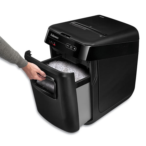 Fellowes® wholesale. Automax 200m Auto Feed Micro-cut Shredder, 200 Auto-10 Manual Sheet Capacity. HSD Wholesale: Janitorial Supplies, Breakroom Supplies, Office Supplies.