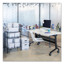Load image into Gallery viewer, Bankers Box® wholesale. Organizer Storage Boxes, X-large, 12.75&quot; X 16.5&quot; X 10.5&quot;, White-blue, 12-carton. HSD Wholesale: Janitorial Supplies, Breakroom Supplies, Office Supplies.