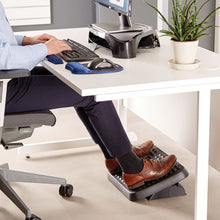 Load image into Gallery viewer, Fellowes® wholesale. Standard Footrest, Adjustable, 17.63w X 13.13d X 3.75h, Graphite. HSD Wholesale: Janitorial Supplies, Breakroom Supplies, Office Supplies.