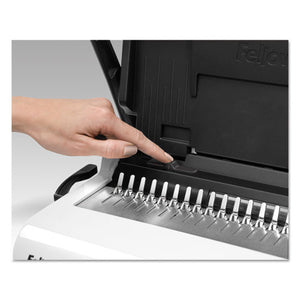 Fellowes® wholesale. Star+ 150 Manual Comb Binding Machine, 17 11-16 X 9 13-16 X 3 1-8, White. HSD Wholesale: Janitorial Supplies, Breakroom Supplies, Office Supplies.