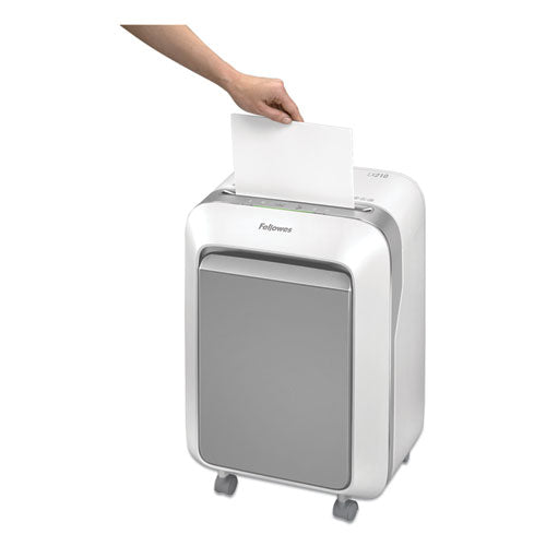 Fellowes® wholesale. Powershred Lx210 Micro Cut Shredder, 16 Manual Sheet Capacity, White. HSD Wholesale: Janitorial Supplies, Breakroom Supplies, Office Supplies.