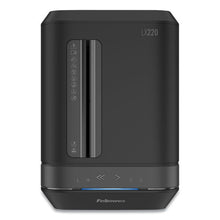 Load image into Gallery viewer, Fellowes® wholesale. Powershred Lx220 Micro Cut Shredder, 20 Manual Sheet Capacity, Black. HSD Wholesale: Janitorial Supplies, Breakroom Supplies, Office Supplies.