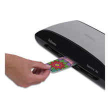 Load image into Gallery viewer, Fellowes® wholesale. Laminating Pouches, 5 Mil, 3.75&quot; X 2.25&quot;, Gloss Clear, 100-pack. HSD Wholesale: Janitorial Supplies, Breakroom Supplies, Office Supplies.