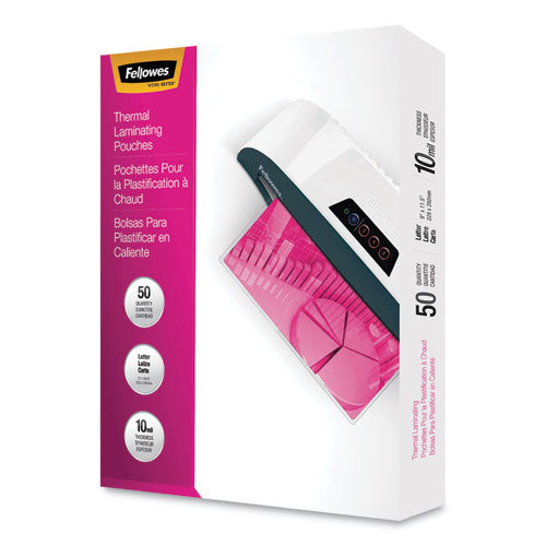 Fellowes® wholesale. Laminating Pouches, 10 Mil, 9