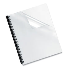 Load image into Gallery viewer, Fellowes® wholesale. Crystals Presentation Covers With Square Corners, 11 X 8 1-2, Clear, 200-pack. HSD Wholesale: Janitorial Supplies, Breakroom Supplies, Office Supplies.