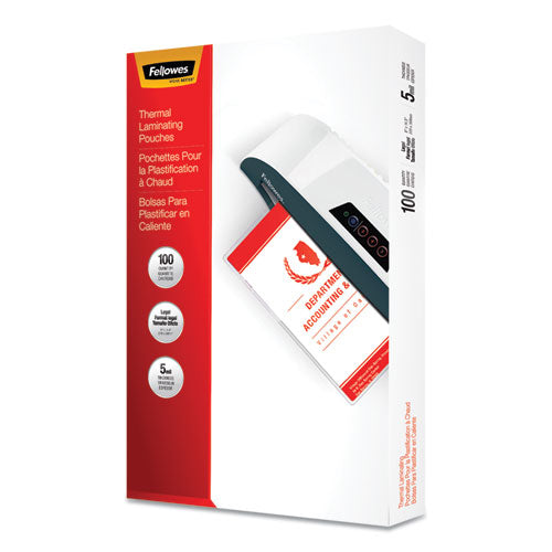 Fellowes® wholesale. Laminating Pouches, 5 Mil, 9