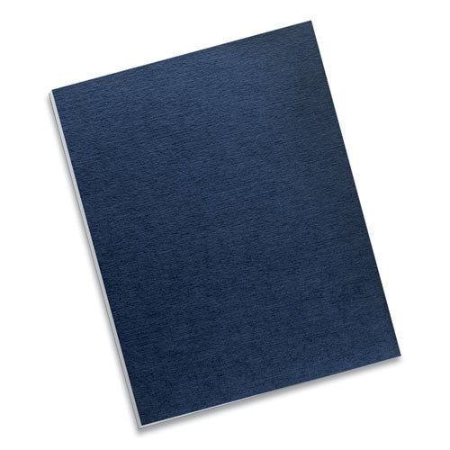 Fellowes® wholesale. Linen Texture Binding System Covers, 11 X 8-1-2, Navy, 200-pack. HSD Wholesale: Janitorial Supplies, Breakroom Supplies, Office Supplies.