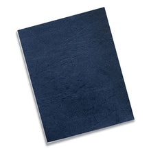 Load image into Gallery viewer, Fellowes® wholesale. Classic Grain Texture Binding System Covers, 11 X 8-1-2, Navy, 50-pack. HSD Wholesale: Janitorial Supplies, Breakroom Supplies, Office Supplies.