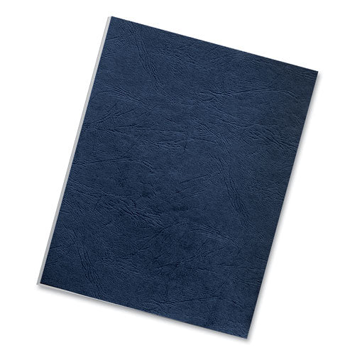 Fellowes® wholesale. Classic Grain Texture Binding System Covers, 11 X 8-1-2, Navy, 50-pack. HSD Wholesale: Janitorial Supplies, Breakroom Supplies, Office Supplies.