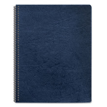 Load image into Gallery viewer, Fellowes® wholesale. Classic Grain Texture Binding System Covers, 11-1-4 X 8-3-4, Navy, 200-pack. HSD Wholesale: Janitorial Supplies, Breakroom Supplies, Office Supplies.