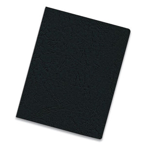 Fellowes® wholesale. Classic Grain Texture Binding System Covers, 11-1-4 X 8-3-4, Black, 200-pack. HSD Wholesale: Janitorial Supplies, Breakroom Supplies, Office Supplies.