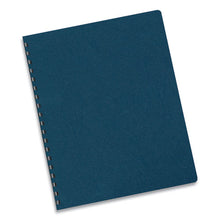 Load image into Gallery viewer, Fellowes® wholesale. Executive Leather-like Presentation Cover, Round, 11-1-4 X 8-3-4, Navy, 50-pk. HSD Wholesale: Janitorial Supplies, Breakroom Supplies, Office Supplies.