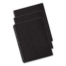 Fellowes® wholesale. Executive Leather-like Presentation Cover, Round, 11-1-4 X 8-3-4, Black, 200-pk. HSD Wholesale: Janitorial Supplies, Breakroom Supplies, Office Supplies.