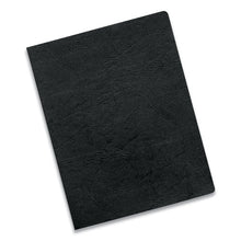 Load image into Gallery viewer, Fellowes® wholesale. Executive Leather-like Presentation Cover, Round, 11-1-4 X 8-3-4, Black, 200-pk. HSD Wholesale: Janitorial Supplies, Breakroom Supplies, Office Supplies.