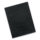 Fellowes® wholesale. Executive Leather-like Presentation Cover, Round, 11-1-4 X 8-3-4, Black, 200-pk. HSD Wholesale: Janitorial Supplies, Breakroom Supplies, Office Supplies.