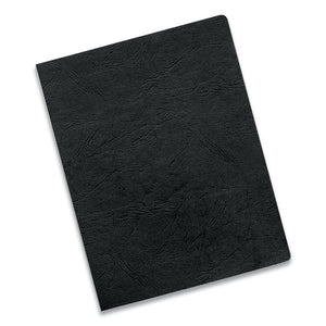 Fellowes® wholesale. Executive Leather-like Presentation Cover, Round, 11-1-4 X 8-3-4, Black, 200-pk. HSD Wholesale: Janitorial Supplies, Breakroom Supplies, Office Supplies.