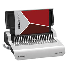 Load image into Gallery viewer, Fellowes® wholesale. Pulsar E Electric Comb Binding System, 300 Sheets, 17 X 15 3-8 X 5 1-8, White. HSD Wholesale: Janitorial Supplies, Breakroom Supplies, Office Supplies.