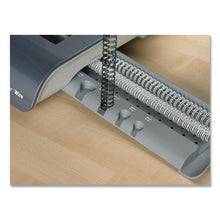 Load image into Gallery viewer, Fellowes® wholesale. Quasar Manual Wire Binding Machine, 18 1-8 X 15 3-8 X 5 1-8, Metallic Gray. HSD Wholesale: Janitorial Supplies, Breakroom Supplies, Office Supplies.