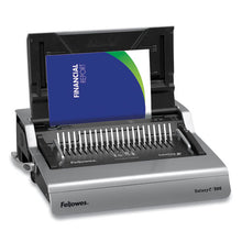 Load image into Gallery viewer, Fellowes® wholesale. Galaxy 500 Electric Comb Binding System, 500 Sheets, 19 5-8x17 3-4x6 1-2, Gray. HSD Wholesale: Janitorial Supplies, Breakroom Supplies, Office Supplies.