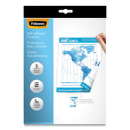 Fellowes® wholesale. Self-adhesive Laminating Pouches, 5 Mil, 9