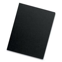 Load image into Gallery viewer, Fellowes® wholesale. Futura Binding System Covers, Round Corners, 11 1-4 X 8 3-4, Black, 25-pack. HSD Wholesale: Janitorial Supplies, Breakroom Supplies, Office Supplies.