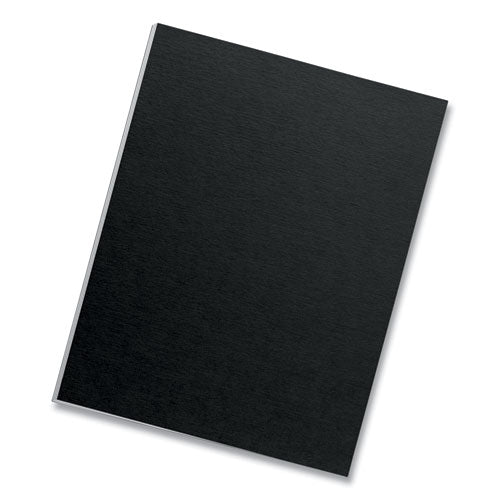Fellowes® wholesale. Futura Binding System Covers, Square Corners, 11 X 8 1-2, Black, 25-pack. HSD Wholesale: Janitorial Supplies, Breakroom Supplies, Office Supplies.