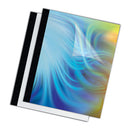 Fellowes® wholesale. Thermal Binding System Covers, 15-sheet Cap, 11 X 8.5, Clear-black, 10-pack. HSD Wholesale: Janitorial Supplies, Breakroom Supplies, Office Supplies.