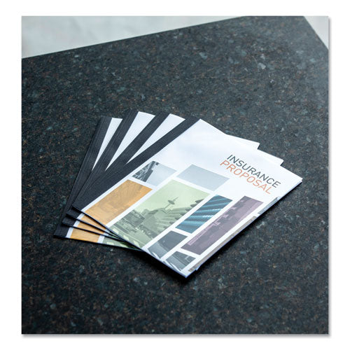 Fellowes® wholesale. Thermal Binding System Covers, 15-sheet Cap, 11 X 8.5, Clear-black, 10-pack. HSD Wholesale: Janitorial Supplies, Breakroom Supplies, Office Supplies.