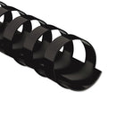 Fellowes® wholesale. Plastic Comb Bindings, 5-8" Diameter, 120 Sheet Capacity, Black, 25 Combs-pack. HSD Wholesale: Janitorial Supplies, Breakroom Supplies, Office Supplies.
