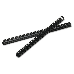 Fellowes® wholesale. Plastic Comb Bindings, 5-8" Diameter, 120 Sheet Capacity, Black, 25 Combs-pack. HSD Wholesale: Janitorial Supplies, Breakroom Supplies, Office Supplies.