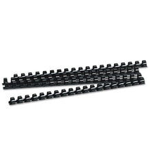 Load image into Gallery viewer, Fellowes® wholesale. Plastic Comb Bindings, 1-2&quot; Diameter, 90 Sheet Capacity, Black, 100 Combs-pack. HSD Wholesale: Janitorial Supplies, Breakroom Supplies, Office Supplies.