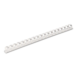 Fellowes® wholesale. Plastic Comb Bindings, 3-8" Diameter, 55 Sheet Capacity, White, 100 Combs-pack. HSD Wholesale: Janitorial Supplies, Breakroom Supplies, Office Supplies.