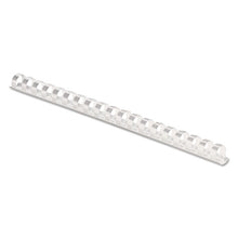 Load image into Gallery viewer, Fellowes® wholesale. Plastic Comb Bindings, 1-2&quot; Diameter, 90 Sheet Capacity, White, 100 Combs-pack. HSD Wholesale: Janitorial Supplies, Breakroom Supplies, Office Supplies.