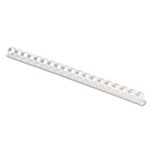 Fellowes® wholesale. Plastic Comb Bindings, 1-2" Diameter, 90 Sheet Capacity, White, 100 Combs-pack. HSD Wholesale: Janitorial Supplies, Breakroom Supplies, Office Supplies.