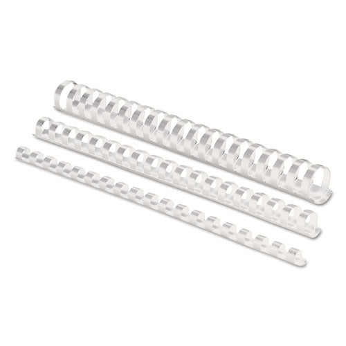 Fellowes® wholesale. Plastic Comb Bindings, 1-2" Diameter, 90 Sheet Capacity, White, 100 Combs-pack. HSD Wholesale: Janitorial Supplies, Breakroom Supplies, Office Supplies.