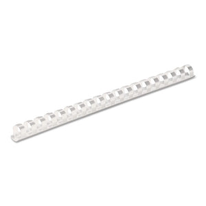 Fellowes® wholesale. Plastic Comb Bindings, 1-2" Diameter, 90 Sheet Capacity, White, 100 Combs-pack. HSD Wholesale: Janitorial Supplies, Breakroom Supplies, Office Supplies.