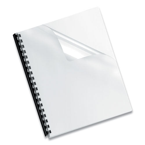 Fellowes® wholesale. Crystals Presentation Covers W-round Corner, 11 1-4 X 8 3-4, Clear, 100-pack. HSD Wholesale: Janitorial Supplies, Breakroom Supplies, Office Supplies.