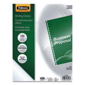 Fellowes® wholesale. Crystals Presentation Covers W-round Corner, 11 1-4 X 8 3-4, Clear, 100-pack. HSD Wholesale: Janitorial Supplies, Breakroom Supplies, Office Supplies.