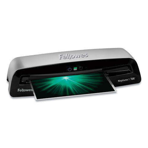 Fellowes® wholesale. Neptune 3 125 Laminator, 12" Max Document Width, 7 Mil Max Document Thickness. HSD Wholesale: Janitorial Supplies, Breakroom Supplies, Office Supplies.