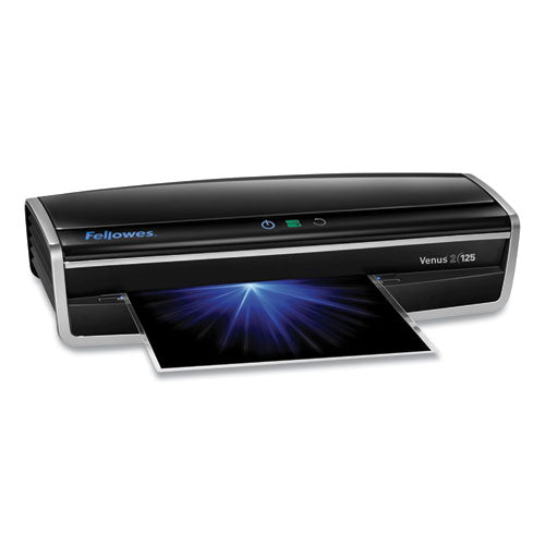 Fellowes® wholesale. Venus 2 125 Laminator, 12" Max Document Width, 10 Mil Max Document Thickness. HSD Wholesale: Janitorial Supplies, Breakroom Supplies, Office Supplies.