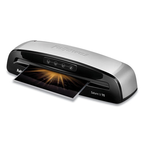 Fellowes® wholesale. Saturn3i Laminators, 9" Max Document Width, 5 Mil Max Document Thickness. HSD Wholesale: Janitorial Supplies, Breakroom Supplies, Office Supplies.