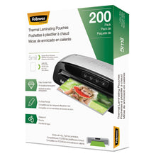 Load image into Gallery viewer, Fellowes® wholesale. Laminating Pouches, 5 Mil, 9&quot; X 11.5&quot;, Gloss Clear, 200-pack. HSD Wholesale: Janitorial Supplies, Breakroom Supplies, Office Supplies.