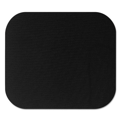 Fellowes® wholesale. Polyester Mouse Pad, Nonskid Rubber Base, 9 X 8, Black. HSD Wholesale: Janitorial Supplies, Breakroom Supplies, Office Supplies.